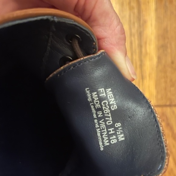 Cole Haan Men's Jefferson Grand British Tan Leather Oxford Dress Shoes 8.5 - Picture 5 of 5